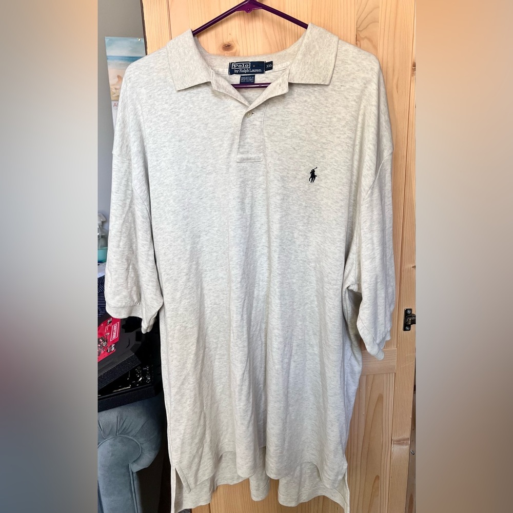 Men’s size XXL polo oatmeal color
